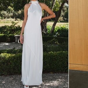 Show Me Your Mumu Lisa Satin Maxi Dress